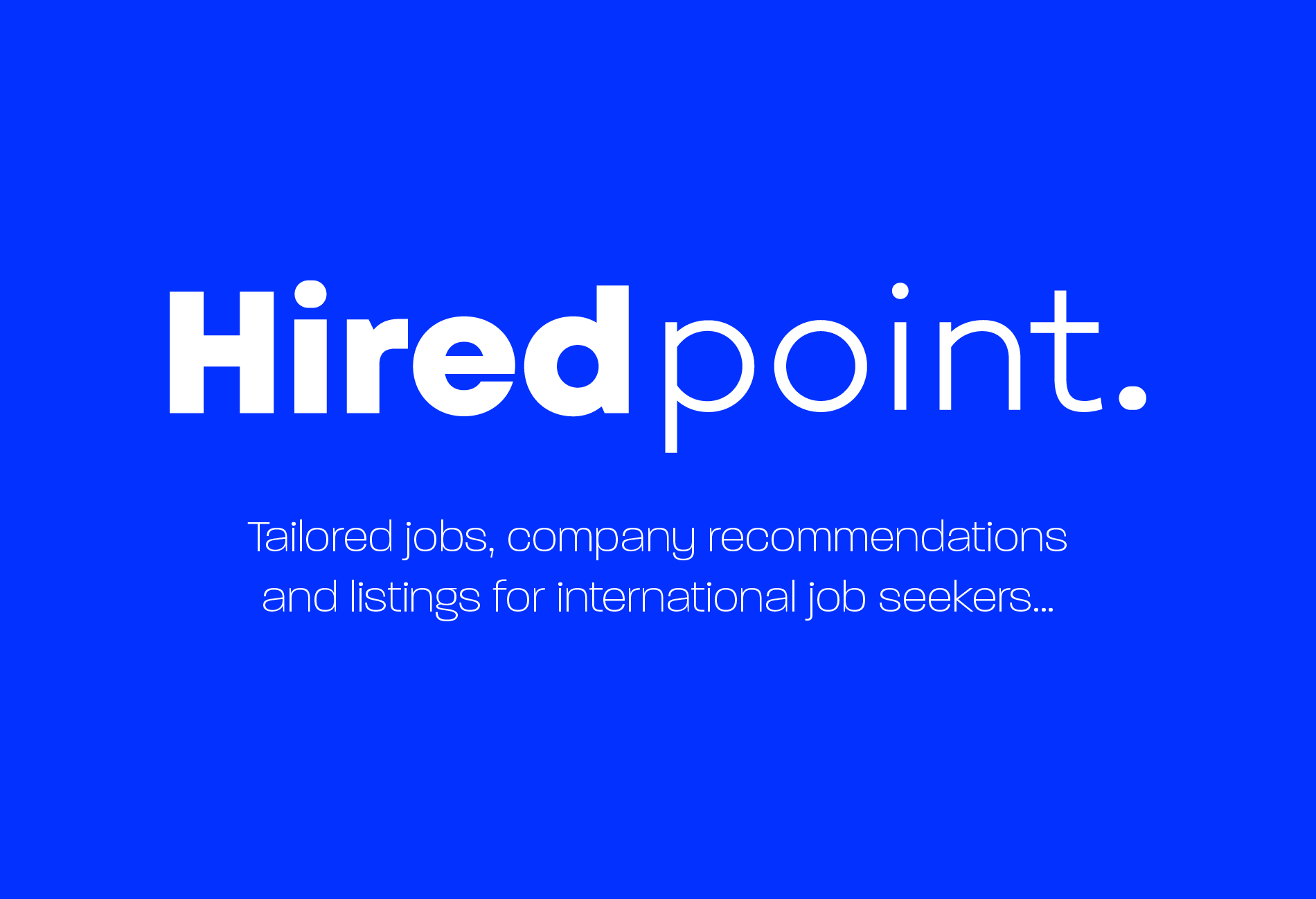 HiredPoint Logo and Strapline